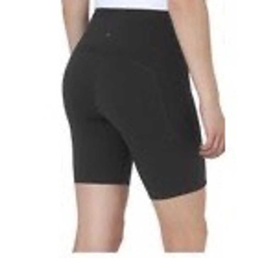 NWT Mondetta Womens Active Biker Shorts Black High Rise 8in Inseam XL 1957183 - Picture 2 of 6